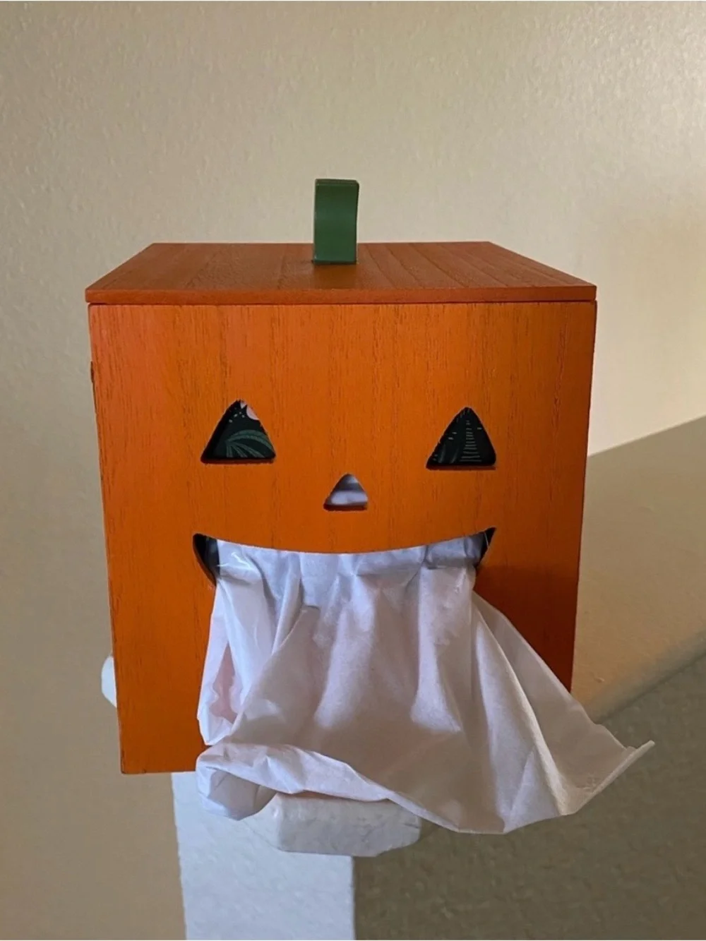 Target Halloween 2026 Bullseye Plaground- Orange Pumpkin Tissue Box